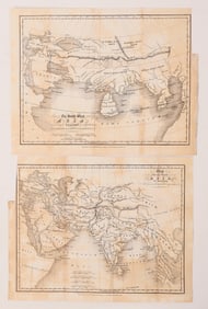 South West Asia Map Pair by Lyman's, c. 1820's [187300]