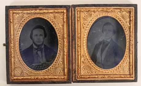 Ambrotype Photos in Cases, c1850s-60s (2) [191420]
