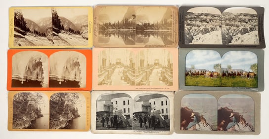 Western Stereoview Group (9) [197529]
