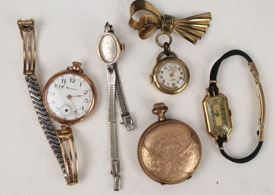 Ladies Watches (4) & A Watch Case [195288]