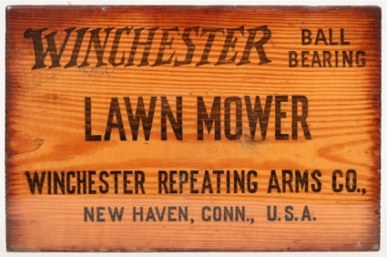 Winchester Lawn Mower Box End Plaque [197803]