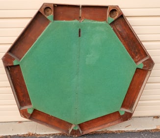 Vintage Tabletop Poker Folding Table [189963]