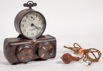Darche Mfg. Searchlight Alarm Clock, c. 1910 [196672]