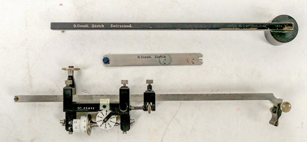 G Coradi Compensating Polar Planimeter in Case [196585]