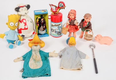Evel Knievel Thermos, Puppets and Doll Collection [196673]