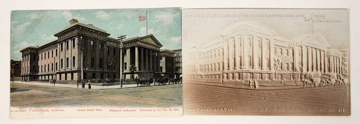 San Francisco Mint Postcard Pair [197599]