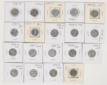 Lincoln Cents 1943 Steelies (19) [197852]