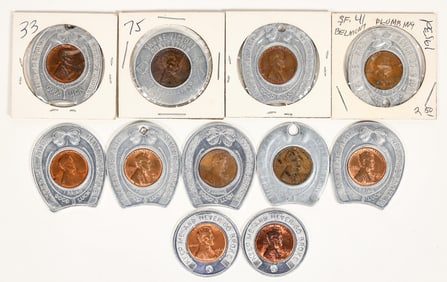 San Francisco/San Bruno Encased Pennies (11) [198251]