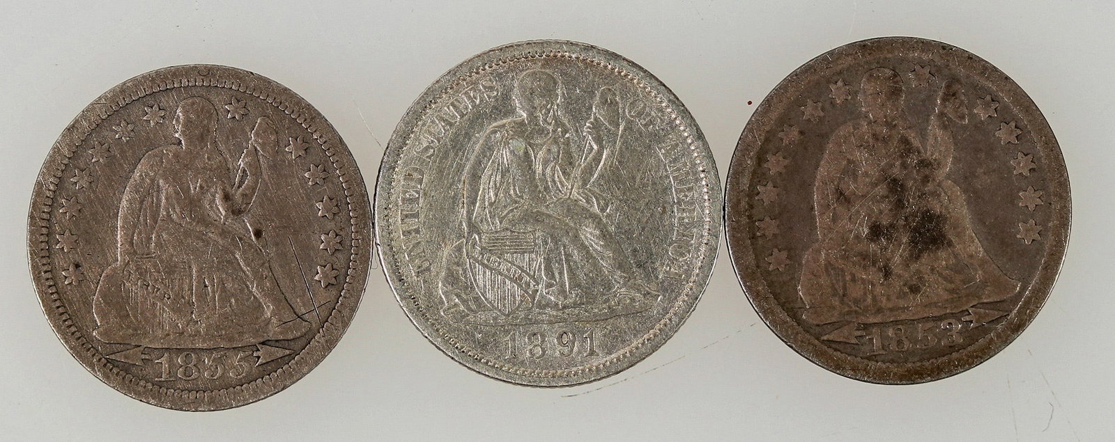Seated Liberty Dimes (3) [197767] (1 of 2)