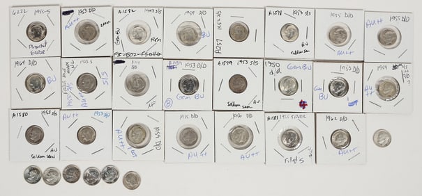 Roosevelt Dime Error Collection (30) [197858]
