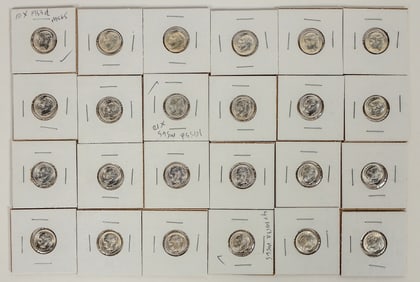 Roosevelt Dimes BU 1953-D  (23) [197854]