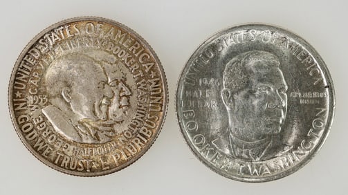 Booker T. Washington Commemorative Half Dollars (2) [197842]