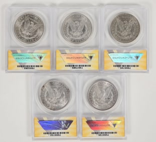Morgan Dollars (5) [197765]