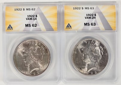 Peace Dollars 1922 (2) [197748]