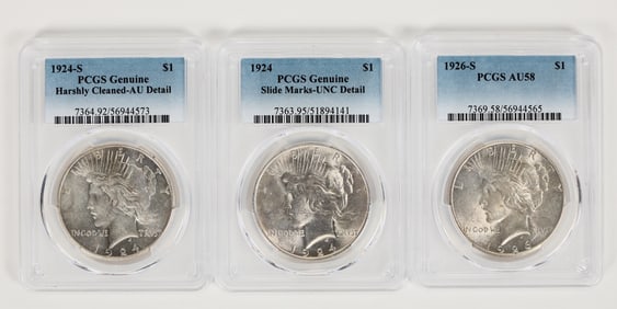 Peace Dollars (3) [197762]