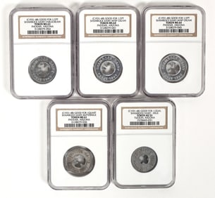 Shamrock Dairy Tokens (5) [197164]