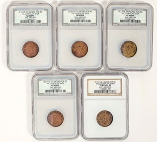 Chocolate Shop Tokens (5) [197153]