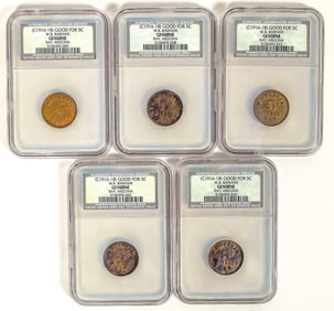 W. B. Barham Graded Tokens (5) [197119]