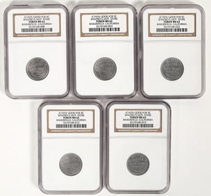 Shapiro's Dept. Store Tokens: MS 62 (5) [197141]