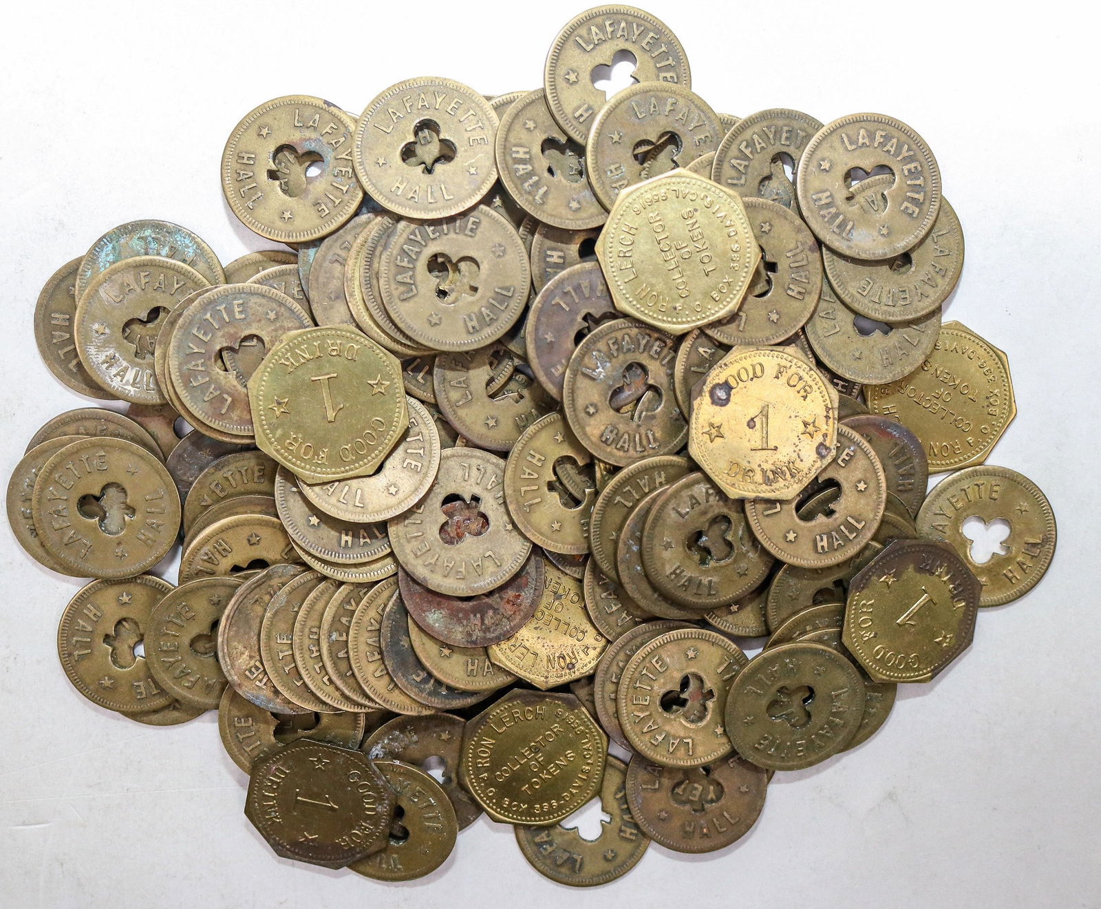 Lafayette Hall/ Ron Lerch Token Hoard (about 120) [195181] (1 of 1)