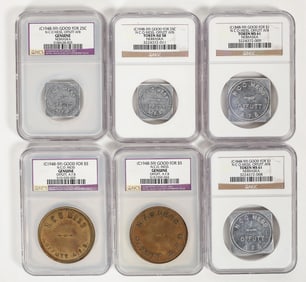 N.C.O. Mess Offutt AFB Tokens (6) [197134]