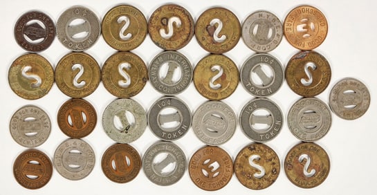 New York Transportation Tokens (29) [197856]
