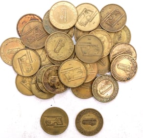 WI Bus Fare Tokens, Approx. 32ct [196556]