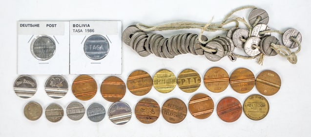 Foreign Telephone Tokens (46) [195745]