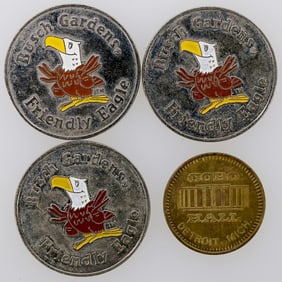 Amusement Park Tokens (4) [195752]