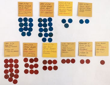 World War II Sales Tax Tokens: Errors/Misstrikes (60+) [195636]