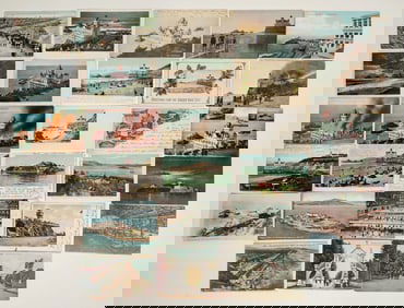 Alcatraz and Sutro Cliff House Postcard Collection  [199221]