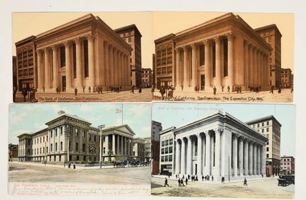 San Francisco Mint and Bank Postcards (4) [199231]