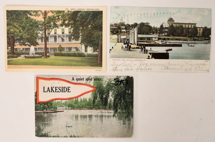Ottawa Coounty Postcards; Lakeside; Tourism (3) [187967]