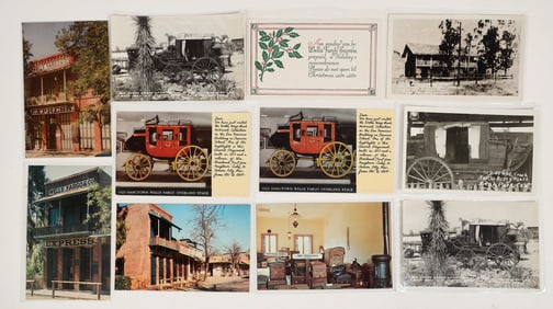 Wells Fargo and Stage Coach postcards (10) [199232]