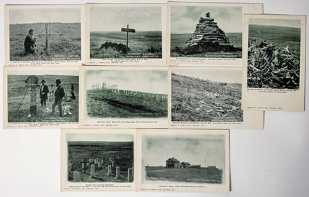 Custer Battle Postcard Collection (9) [199228]