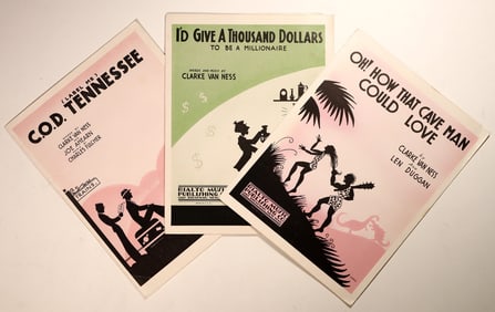 Postcards - Sheet Music, c1931 [186856]