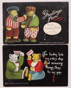 Postcards - Teddy Bear, 1907 (2) [186699]