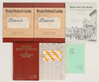 Nevada Postal History Books, 1958-2018 (6) [198818]