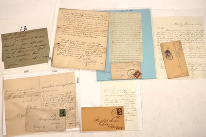 1845-1900, Ohio Postal History Letters  [188204]