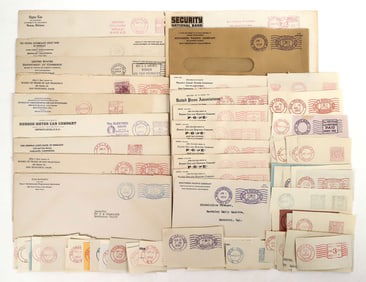 US Metered Stamp Covers and Cut Postage, 70 [190583]