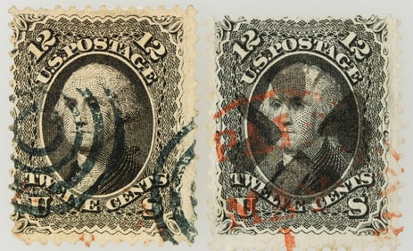 Scott #69, Washington 12c, Pair [199862]