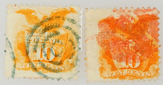 Scott #116, 10c stamp (2) [182171]