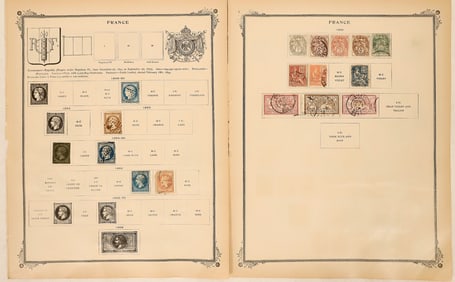 Postage Stamps - France (52) c1850-1900 [190309]