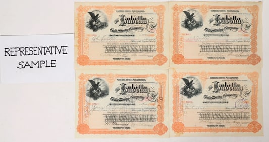 Isabella Gold Mining Stocks, 100+, 1896 [192323]