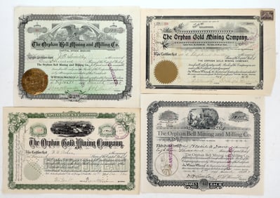The Orphan Bell Mining and Milling Co Stocks [195215]