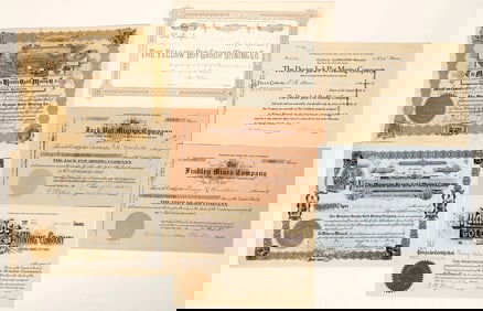 Colorado Mining Stock Certs Mix, c189X-1915 (7) [191305]