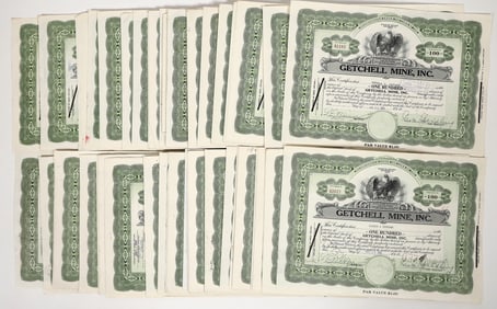 Getchell Mine Green Stocks, Green, 100 [194659]