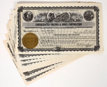 Cons. Virginia & Andes Stocks, 10 [193963]