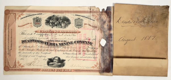 Deadwood-Terra Mining Company Stock Certificate [197647]