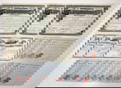 Old Colony Railroad Stocks, 6 Different, 20 [194095]